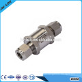 Compressor miniature one way fuel check valve